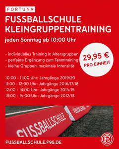 Image Fortuna Fußballschule – Kleingruppentraining